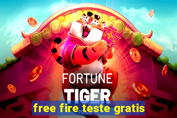 free fire teste gratis